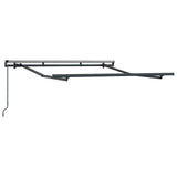 Awning Frame Retractable Manual Anthracite 2.5 x 2 m Metal 42002544