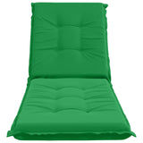 Sunlounger Cushion GEMERT 100% Polyester Green 190 x 50 x 9 cm 947360