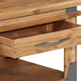 Coffee Table 110x52x45 cm Solid Acacia Wood 282751