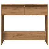 ZNTS Console Table Artisan Oak 89x41x76.5 cm Engineered Wood 856775