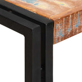 Bookshelf with Doors Brown Solid Reclaimed Wood and Metal 4104771