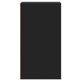 Corner Chest of Drawers Black 40x41x76 cm Engineered Wood 852862