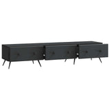 TV Cabinet with Drawer Black 147 x 34.5 x 30 cm Engineered Wood 895626