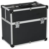 ZNTS Tool Case 38x22.5x34 cm Black Aluminum 91849