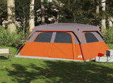 Family Tent Cabin 6-Person Orange Waterproof 94547