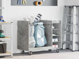 Golf Cabinet with Wheel Plain Concrete Grey 90 x 45 x 98 cm 899466