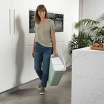 ZNTS Curver Trash Can Ready to Collect 30L Mint Green 443851