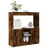 Highboard Smoked Oak 92x33x100 cm Engineered Wood 855128
