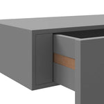 Wall-mounted Drawer Shelves 2 pcs Grey 60x23.5x10cm MDF 330260