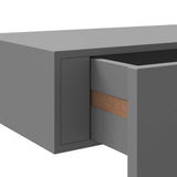 Wall-mounted Drawer Shelves 2 pcs Grey 60x23.5x10cm MDF 330260