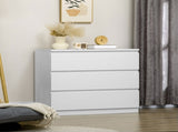 Chest of Three Drawers - White T3398P344510