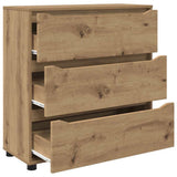 Storage Cabinet Artisan Oak 80 x 31 x 81 cm Engineered Wood 888856