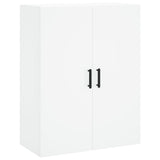 Highboard White 69.5x34x180 cm Engineered Wood 3195683