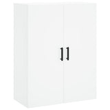 Highboard White 69.5x34x180 cm Engineered Wood 3195683