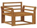 Outdoor Sofa Solid Acacia Wood Natural 3436231