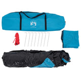Camping Tent Dome 4-Person Blue Quick Release 4004182