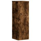 ZNTS Plant Stand Smoked Oak 33x33x100 cm Engineered Wood 852955