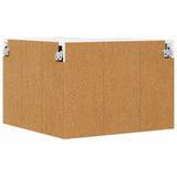 Hanging Cabinet Concrete Grey and White 57 x 57 x 40 cm 884189