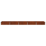 Raised Garden Bed Rusty 400 x 80 x 24 cm corton 8006512