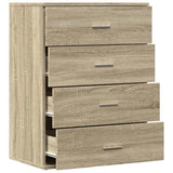 Sideboard Sonoma Oak 60x39x80 cm Engineered Wood 840529