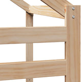 Kids' Bed Roof 188x97x113 cm Solid Wood Pine 846879