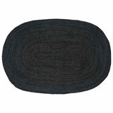 Area Rugs Dark Grey 100 x 152 cm Jute 42010642