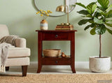 Console Table Brown 50 x 29.5 x 76 cm Solid Mahogany Wood 42009938