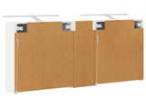 Bathroom Cabinet Set 3 pcs 120 x 14.5 x 70 cm Engineered wood 3403752