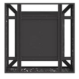 Fire Pit Black 80 x 80 x 30 cm Steel 858928