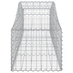 Arched Gabion Baskets 10 pcs 200x50x40/60 cm Galvanised Iron 3145585