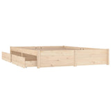 Bed Frame without Mattress with Drawers Small Double 3103493