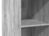 Highboard Grey Sonoma 30x41x124 cm Engineered Wood 846381