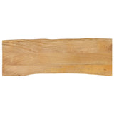 Table Top 110x40x2.5 cm Live Edge Solid Wood Mango 370709