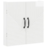 Dartboard Cabinet HAARLEM High Gloss White Engineered Wood 896889