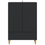 Sideboard with Drawer Black 66 x 34.5 x 95 cm Engineered Wood 894666