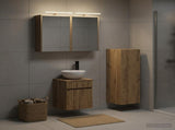 Bathroom Furniture Set 4 pcs Artisan Oak 3407470