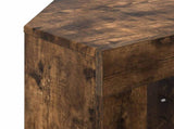 Corner LED TV Cabinet 100x40x68cm Smoked Oak Engineered Wood 889790