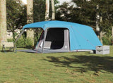 Camping Tent with Porch Dome 5-Person Blue Waterproof 4009582