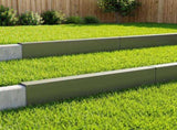 Garden Cover Profile 10 pcs 100 x 6 x 15 cm Steel Olive Green 8012955