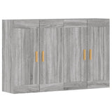 Wall Mounted Cabinets 2 pcs Grey Sonoma Engineered Wood 3197983