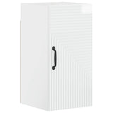 Bathroom Wall Cabinet HAARLEM High Gloss White 30 x 31 x 59 cm 896809