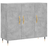 Sideboard Concrete Grey 90x34x80 cm Engineered Wood 828088