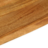 Table Top Live Edge 140x20x3.8 cm Solid Wood Mango 370567