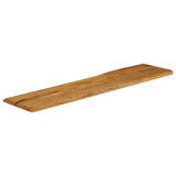 Table Top 160x40x2.5 cm Live Edge Solid Wood Mango 370760