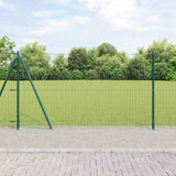 Welded Wire Fence with Concrete Base 10 x 1.2 m 3350821