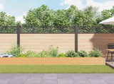 Garden Raised Bed 582 x 100 x 36 cm Galvanised Steel 42017363