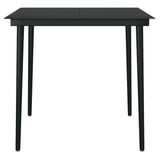 Garden Dining Set Brown and Black 3099402