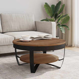 289616 Coffee Table 65x65x32 cm Solid Acacia Wood