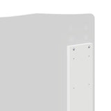 Headboard White Engineered wood 887978