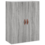 Highboard Grey Sonoma 69.5x34x180 cm Engineered Wood 3195937